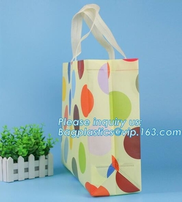 Bolsos no tejidos reutilizables al por mayor de Tote Shopping en Dubai, bolso no tejido del laser de la moda con la impresión modificada para requisitos particulares metálica