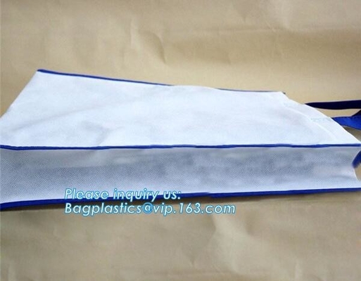 Bolso de ultramarinos reciclable de Stocklot PP de la buena calidad para el bolso no tejido de encargo de los pp de la impresión que hace compras que dobla el bolso no tejido, bageas