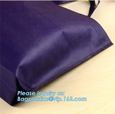 la materia prima para los bolsos no tejidos no tejidos de los bolsos para los bolsos tejidos supermercado con el logotipo, proveedor tejido los pp del bolso de China imprimió