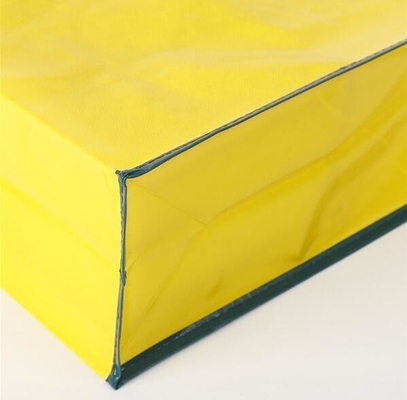 Alta logotipo publicitario reciclable laminado promoción al por mayor pp que imprime el totalizador de la aduana del ultramarinos que hace compras bolso no tejido