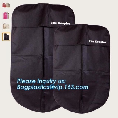 la cubierta tejida los pp de la ropa, portatrajes no tejidos, bolsos del traje, cubierta del traje, guardapolvo, bolsos de ropa no tejidos de la cremallera, viste