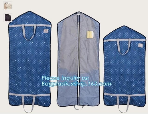 la cubierta tejida los pp de la ropa, portatrajes no tejidos, bolsos del traje, cubierta del traje, guardapolvo, bolsos de ropa no tejidos de la cremallera, viste