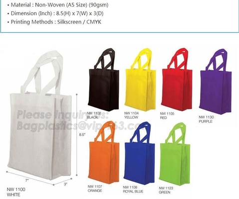 La impresión modificada para requisitos particulares recicló el bolso no tejido promocional de los pp de la laminación del totalizador que hacía compras, venta al por mayor del diseño de la moda modificada para requisitos particulares