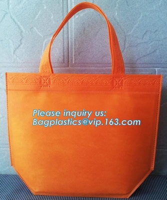 Los bolsos reciclados no tejidos de los PP reciclan los bolsos no no tejidos de los bolsos, logotipo de encargo no tejido modificado para requisitos particulares wo del bolso que hace compras de la buena calidad