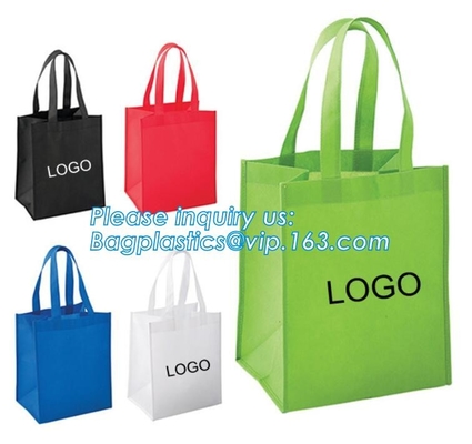 Las compras plegables de encargo no tejidas de Wholesale Promotional Cheap del fabricante de los bolsos reciclan el bolso no tejido de los PP, bagplastics,
