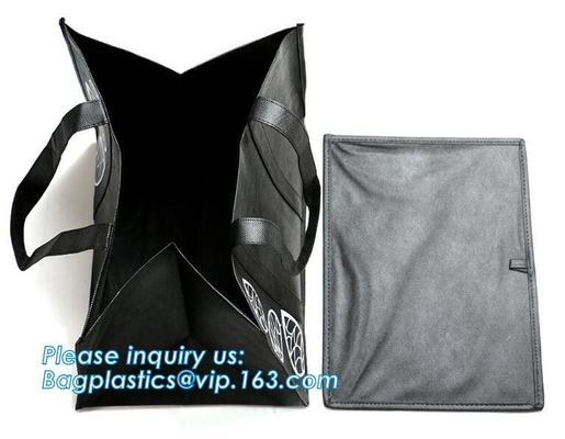 Bolso de nylon/del polyerster del bolso del poliéster de la bolsa de asas del lavadero de lazo, almuerzo tejido PP del neopreno del bolso de cuero del PVC del portatraje del bolso