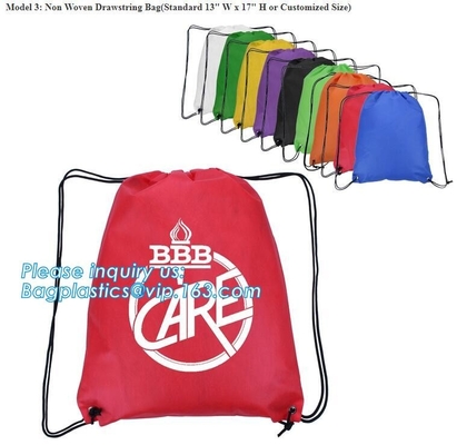La muestra libre el 100% d biodegradable cortó los bolsos no tejidos, nueva moda promocional Tote Non Woven Bag, bolsos del algodón de la lona, dracmas