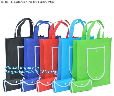 La muestra libre el 100% d biodegradable cortó los bolsos no tejidos, nueva moda promocional Tote Non Woven Bag, bolsos del algodón de la lona, dracmas