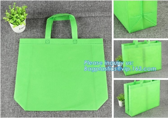 la tela no tejida lleva el bolso no tejido de encargo del logotipo del totalizador del bolso, bolso no tejido promocional del nilón que hace compras, promotio modificado para requisitos particulares