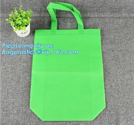 la tela no tejida lleva el bolso no tejido de encargo del logotipo del totalizador del bolso, bolso no tejido promocional del nilón que hace compras, promotio modificado para requisitos particulares