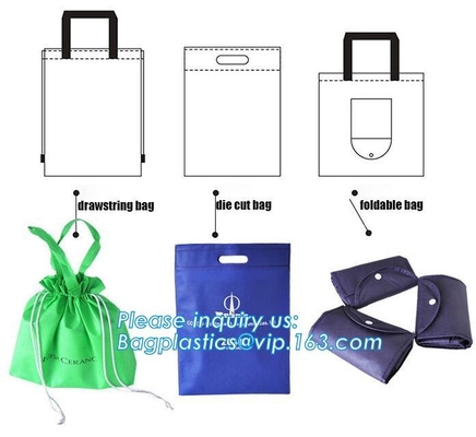 Los pp promocionales laminaron el bolso no tejido reciclado impreso de encargo del ultramarinos del tnt del eco, estilo manejado Materia disponible que hacía compras