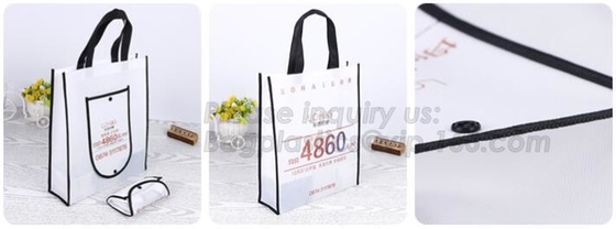Bolso no tejido modificado para requisitos particulares manejado del material disponible del estilo que hace compras nuevo, productos no tejidos promocionales del bolso hechos en Asia