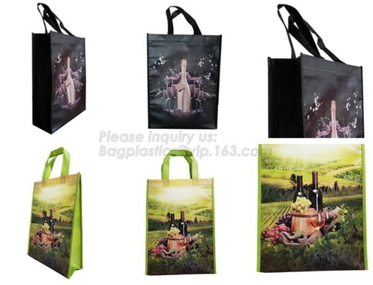 bolso no tejido de impresión a todo color para el orden de la pequeña cantidad, pp laminados de los PP del ANIMAL DOMÉSTICO del elefante de la entrega rápida agradable no tejidos