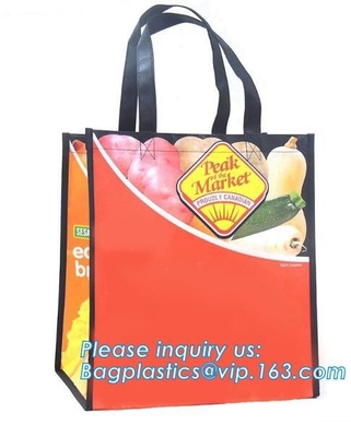 La venta caliente bajo costo el bolso no tejido promocional doblado en una cartera, bolso no tejido plegable promocional de los PP del bolso para hacer compras
