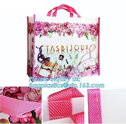 La venta caliente bajo costo el bolso no tejido promocional doblado en una cartera, bolso no tejido plegable promocional de los PP del bolso para hacer compras