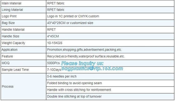 Las compras plegables de encargo no tejidas de Wholesale Promotional Cheap del fabricante de los bolsos reciclan el bolso no tejido de los PP, bagease, ltd