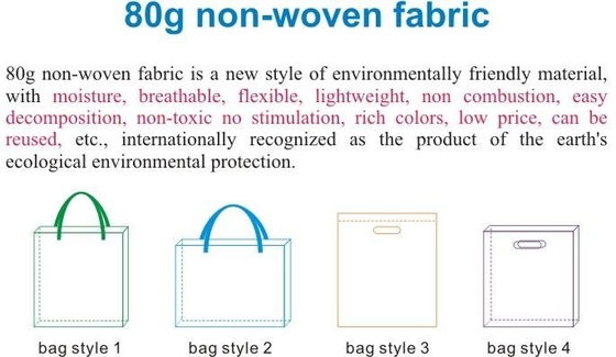 Bolsa modificada para requisitos particulares de Logo Promotional Non Woven Bag, nueva moda Bag/PP que hace compras no tejido Bag/pp no tejido ecológica