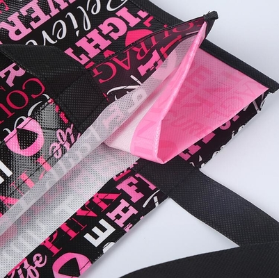 El bolso no tejido promocional pp tejido para empaquetar bolsos promocionales baratos, al por mayor recicla el bolso no tejido laminado promocional
