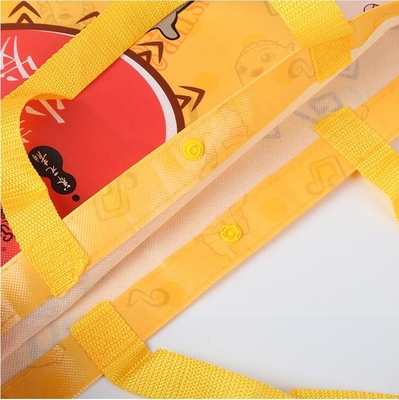 El bolso no tejido promocional pp tejido para empaquetar bolsos promocionales baratos, al por mayor recicla el bolso no tejido laminado promocional