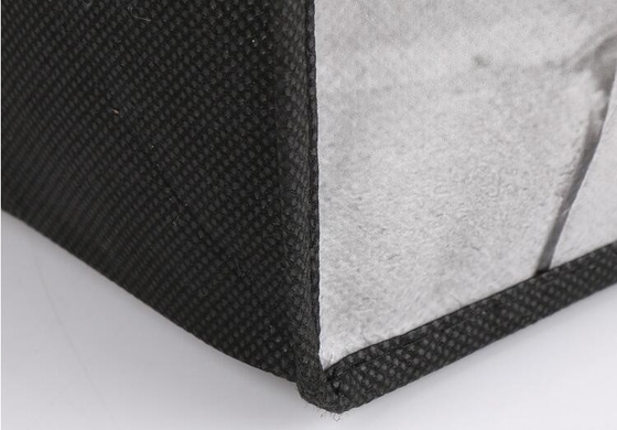Bolso no tejido laminado negro de la aduana 80 GPP, bolso no tejido vendedor caliente de la aduana de la fuente del OEM de la fábrica, promocional no tejido