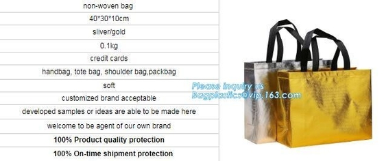 La sublimación de encargo del nuevo diseño que imprimía los bolsos no tejidos de Rpet, compras Pp de Eco laminó los bolsos no tejidos, bolso del rpet, saco del rpet