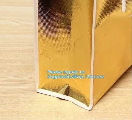 el bolso no tejido barato del sellado caliente de la promoción, el bolso no tejido promocional más barato de la impresión, todo el color laminó alta marca no