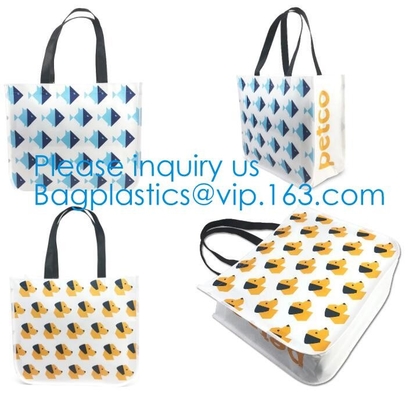 Tela reciclable Carry Non Woven Bag, bolso que hace compras no tejido reutilizable plegable, Bagease de la sublimación de encargo promocional