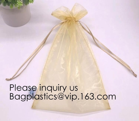 Bolsos de empaquetado de la organza de la venta del bolso de la bolsa de la organza que embalan de la joyería caliente de los productos para el PAQUETE de la bolsa BAGEASE del regalo de las gotas de la pulsera