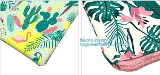bolsa cosmética del logotipo 12oz del algodón de encargo de la lona, bolsa al por mayor de la cremallera de la lona de la moda de la fábrica de China para el sacket de los cosméticos
