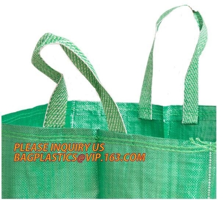 Hoja de la yarda que recoge el recogedor de polvo del bolso del jardín para la hoja, el bolso ULTRAVIOLETA y rasgón-resistente a prueba de agua de la hoja del jardín, hoja enorme co del jardín
