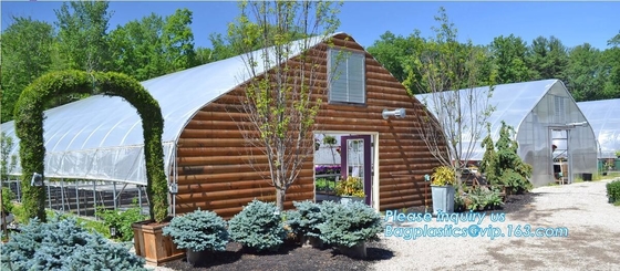 La casa verde con la pantalla del insecto, casa verde del túnel del túnel para el establecimiento/cuarto de niños de las cosechas, las casas calientes cultiva un huerto casa verde hizo