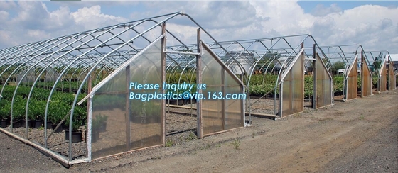casa verde del pequeño jardín, invernadero para las casas verdes agrícolas del tomate, agricultura del túnel de Multispan del alambre de acero de la tela
