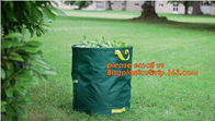 bolsos de la basura de la hoja de la tela de 260L PP/basura del bolso del jardín/saco de la basura del jardín, bolso verde de la basura del jardín del bolso del PE, PA del saco BAGEASE del jardín