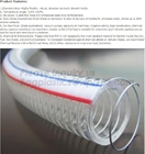El espiral del alambre de acero del PVC reforzó la manguera del agua, agua de Coveying, aceite, polvo, tubería flexible del PVC, tubería flexible del PVC