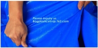 Lona plástica de la prenda impermeable PE del HDPE de alta calidad de la fábrica de China, lonas plásticas impermeables de alta resistencia de la tela PE