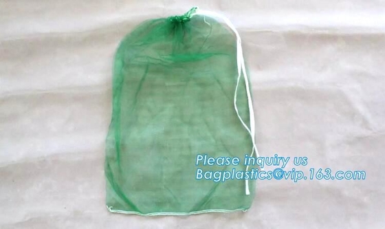 La venta caliente 25kg 30kg Raschel hizo punto los bolsos de la producción de la malla para las cebollas, bolso de la malla del raschel del ajo para los vagos netos de las frutas y verduras