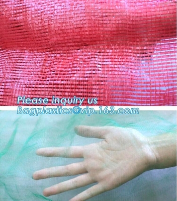 bolsos de la malla del raschel de 5kg 10kg 15kg 30kg 50kg para la verdura de la patata, bolso plástico de la malla del raschel 35kg de los 50*80cm, bagplastics, bagea