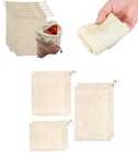 Algodón al por mayor Mesh Bag, algodón sólido reutilizable Tote Mesh Net del lavadero reciclable del comprador del bolso de ultramarinos de la secuencia del bolso que hace compras