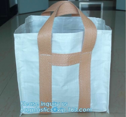 ROLLO GRANDE (ENORME) de la TELA TEJIDA de los PP del BOLSO de FIBC, bolso tejido pp material virginal del bulto del bolso 1000kg pp de los PP del bolso grande enorme enorme del bolso