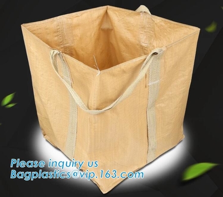 OEM 1 tonelada bolsos grandes tejidos PP de 2 toneladas que envían el bolso a granel enorme, 2 bolso grande tejido de alta calidad de los lazos Pp, nueva Virgen Polyprop del 100%