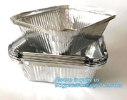 envase de comida seguro del horno disponible del papel de aluminio del smoothwall 500ml, envase 4LB/1133 del papel de aluminio para la BARBACOA que embala
