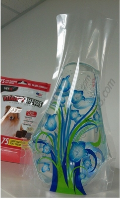 El empaquetado floral, bolsos de la flor, fundas de la flor, botella de Flexi, botella de agua, florero plástico, vid que el tomate empaqueta bolsos del tomate dejó