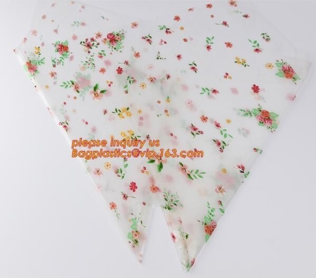 La funda modificada para requisitos particulares de la flor para la tarjeta del día de San Valentín/la flor romántica que envolvían, cilindro formó la funda de la flor del plástico transparente de la caja de la flor