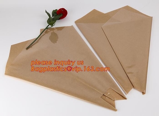 Funda biodegradable de la flor para la flor que empaqueta, malla de la flor del bolso del celofán, bolso de la funda de la flor, las bolsas de plástico que dan/Plast