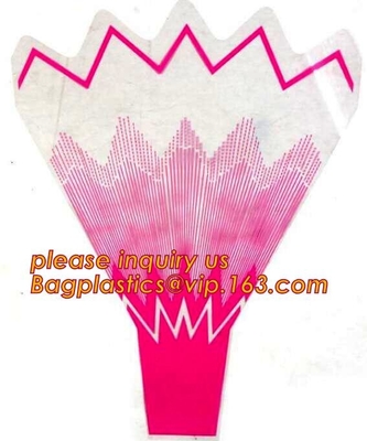 Funda biodegradable de la flor para la flor que empaqueta, malla de la flor del bolso del celofán, bolso de la funda de la flor, las bolsas de plástico que dan/Plast