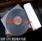 Bolso interno para el almacenamiento de la placa giratoria, bolso de encargo práctico barato portátil Bagease de las mangas de LP de expediente del CD biodegradable de las cubiertas del Cd