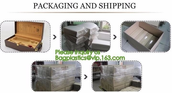 Papel rígido que empaqueta, caja del Hardcover de regalo de encargo del paquete de Logo Printed Foldable Cardboard Flat con el logotipo ULTRAVIOLETA