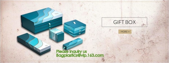 Papel rígido que empaqueta, caja del Hardcover de regalo de encargo del paquete de Logo Printed Foldable Cardboard Flat con el logotipo ULTRAVIOLETA