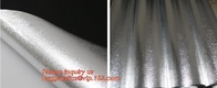 La película impermeable reflexiva del jardín hidropónico, papel de aluminio difuso del modelo del diamante metálico de plata, 12 micrones metalizó