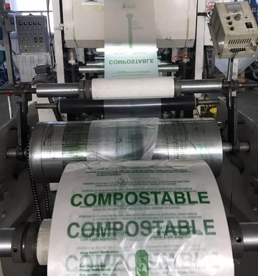 Los bolsos abonablees biodegradables de la maicena de la mandioca abonan bagplastics de empaquetado del bagease de la compañía de los productos del pac que embala pak